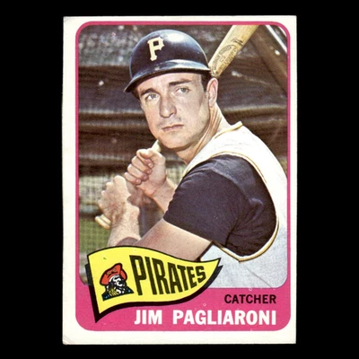 Jim Pagliaroni #265 1965 Topps Pittsburgh Pirates Baseball Card MLB EX - Image 1 of 3
