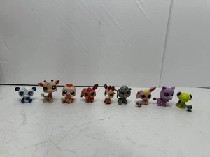 Littlest Pet Shop Menge 9 plus 2 Teensies Giraffe Schildkröte Faultier Nashorn Panda - Bild 1 von 4