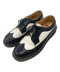 Dr.Martens Wingtip shoes Black x White AW 004 - Picture 1 of 9