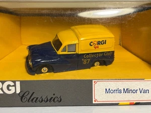 CORGI C957/3 Morris Minor Van Collector Club '87 '88 en caja - Imagen 1 de 7