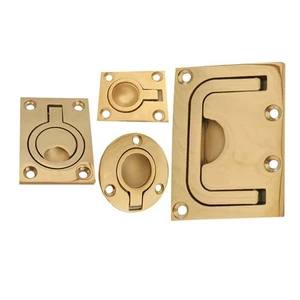 SS 316 Marine Floor Hatch Golden Cabin Hatch Handle Hinge Floor Fastener Yacht - Picture 1 of 9