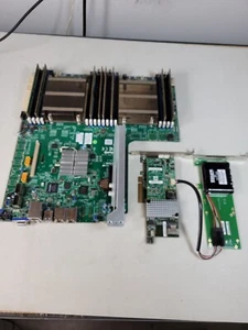Supermicro X10DDW-i E-ATX Intel E5-2620V3 64GB Xeon Server Motherboard + SCSI - Picture 1 of 9