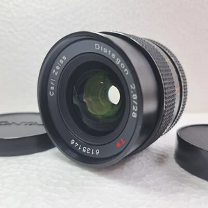 *Near MINT+* CONTAX Carl Zeiss Distagon 28mm f/2.8 T* AEJ MF Lens C/Y From JAPAN - Picture 1 of 21
