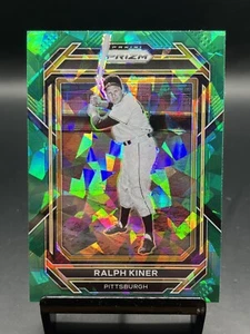 2023 Panini Prizm Ralph Kiner #286 Green Ice Prizm - Picture 1 of 2