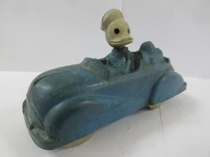 VINTAGE 1950"s SOUTH AUSTRALIAN RUBBER MILLS DONALD DUCK PLUTO CAR - Picture 1 of 11