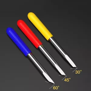 30° 37° 45° 60° Carbide Blades Cutting Knife Fit For Mimaki Vinyl Plotter Cutter - Picture 1 of 15