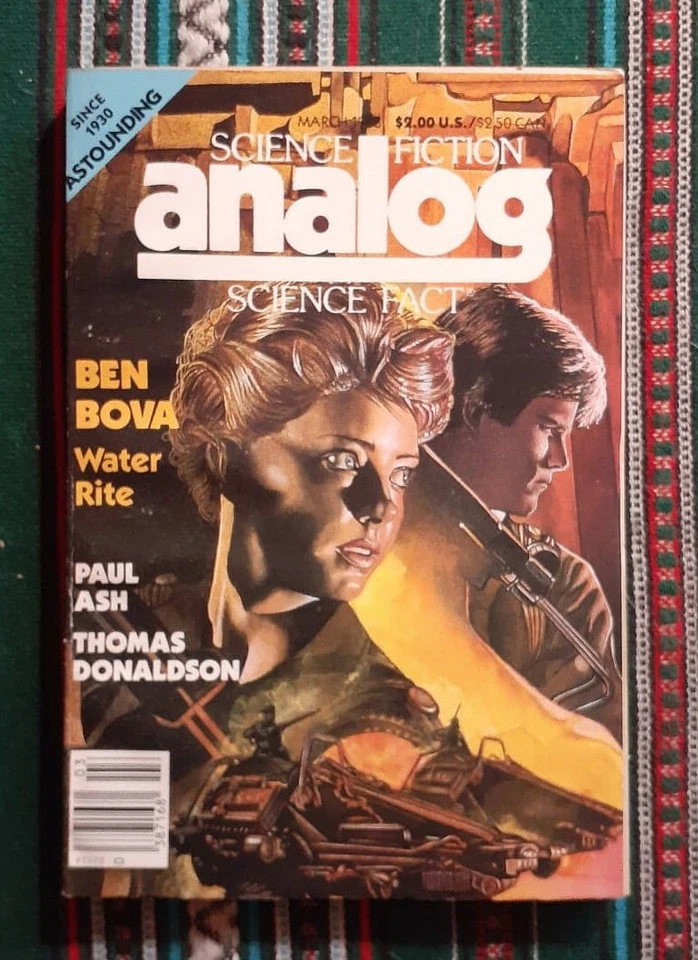 Analog Science Fiction/Science Fact(Astounding) Magazine March 1991 Like New - Image 1 of 1