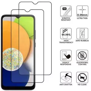2 For Samsung Galaxy J1 J2 J3 J4 J5 J6 J7 Tempered Glass Screen Protector Cover - Picture 1 of 11