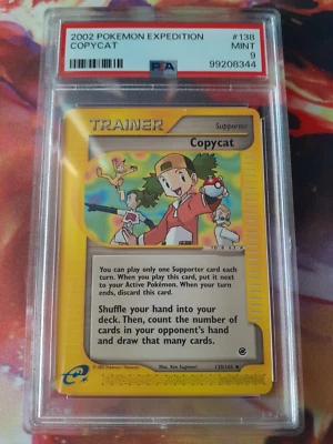 Pokemon TCG Expedition Copycat Trainer #138 2002 PSA 9 Mint - Image 1 of 2