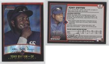 2001 Bowman Chrome X-Fractor Tony Gwynn #21 HOF