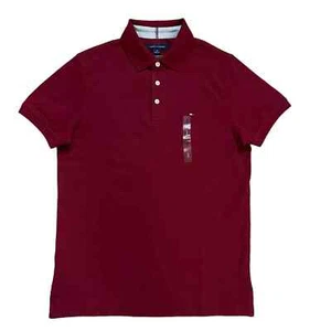 NWT Tommy Hilfiger Mens Slim Fit Classic Solid Stretch Mesh Polo Shirt 16 Colors - Picture 1 of 79