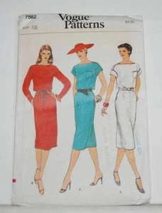 UNCUT Vintage Vogue Nähmuster Misses Gr. 12 #7562 - Bild 1 von 1