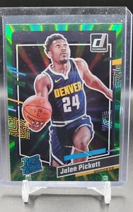 2023-24 Panini Donruss - Rated Rookie Holo Green Laser #217 Jalen Pickett (RC) - Picture 1 of 2