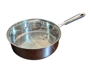 T-Fal Stainless Steel Saucepan With Glass Lid 10-Inch Diameter - Picture 1 of 6