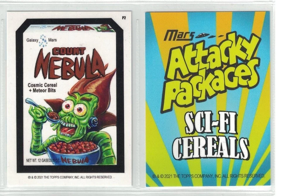 2021 TOPPS MARS ATTACKS WACKY ATTACKY PACKS SCI-FI CEREAIS CONTAGEM NEBULOSA P2 - Imagem 1 de 1
