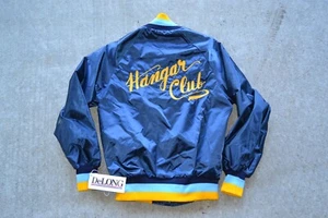 Vintage 80s Mens Nylon Jacket Male Performer Chippendales Size XS Hangar Club MD - Picture 1 of 6