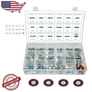 90-Piece Brake Bleeder Screw Set with 18 Essential Sizes for Most Vehicles - Picture 1 of 3