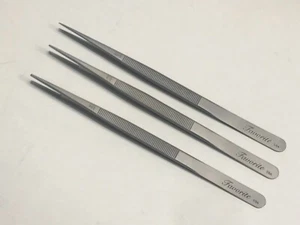 FavoriteUSA SWISS GROOVED DIAMOND & GEM SERRATED TWEEZERS - Picture 1 of 4