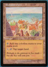 Rishadan Port Mercadian Masques PLD Land Rare MAGIC CARD (ID# 247647) ABUGames