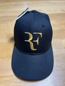 UNIQLO Roger Federer RF Cap NEU mit Etikett 2023 Limited Edition schwarz und gold - Bild 1 von 1