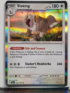 HOLO Slaking 162/193 NM / M - Paldea Evolved Scarlet Violet Pokemon Card - Picture 1 of 2