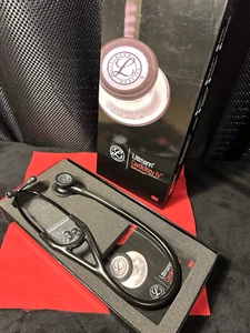 "Estetoscopio Littmann Cardiology IV 27"" - tubo negro | pieza de pecho negra mate" - Imagen 1 de 13