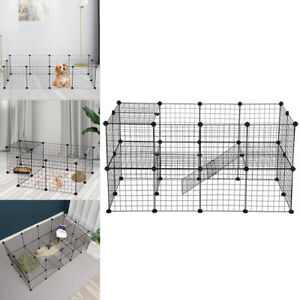 Pet Cage Metal Playpen Dog Cat Rabbit Play Pen Wire Run Fence Enclosures Indoor