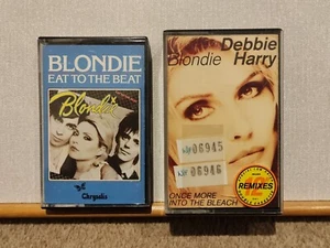 2x Blondie Cassette Albums Eat To The Beat & Once More Into The Bleach *Tested* - Picture 1 of 13