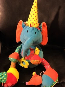 Jelly Kitten Katze blau Elefant Krippe ziehen Plüsch Dreamed A Dream Rasselt Les Mis  - Bild 1 von 7