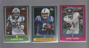 ( 3 ) 2024 TOPPS CHROME FOOTBALL SP 1974 TOPPS FOOTBALL LOT - NABERS - BROOKS - Bild 1 von 1