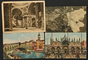 Venedig 1945 Postkarten Petersdom 4 Postkarten zwischen zwei Brüdern 010622 - Bild 1 von 5