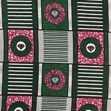 African Print Fabric 100% Cotton 44'' wide sold by the yard (90230-3)