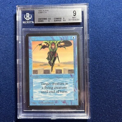 MTG Alpha Jump C B  BGS 9 Quad++ Mint  (9.5 centering and surface)  1993 - Image 1 of 2
