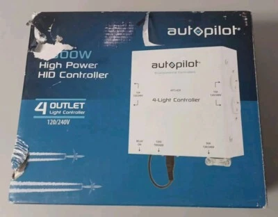 Autopilot 4000W High Power HID Controller 4, 120/240V X-plug Receptacles - Image 1 of 4