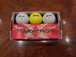 6 Srixon Golf Balls 1 Q-Star, 1 Z-Star, 1 Soft Feel & 3 Srixon-Marathon Balls - Picture 1 of 5