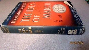 The Ides Of March, by Thornton Wilder HCDJ 1948 BOOK OF THE MONTH CLUB J CAESAR - Picture 1 of 4