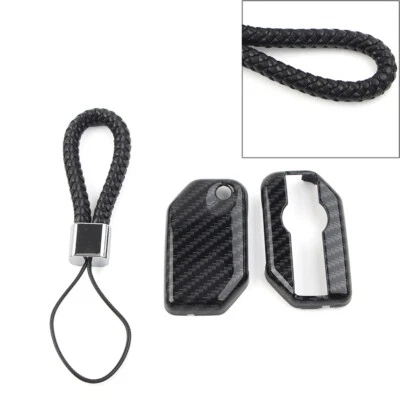Key Chain Procter Cover Fob Carbon ABS Fit BMW F750GS F850GS R1200GS R1250GS - Image 1 of 4