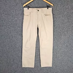 Sportscraft Mens Denim Jeans Size 32 Beige Straight Leg - Picture 1 of 11