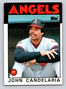 1986 Topps #140 John Candelaria California Angels - Imagen 1 de 2