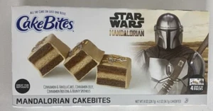 Star Wars the Mandalorian Cakebites Snack Cakes 2 Boxes 4 Servings Each RARE - Picture 1 of 4