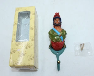 Guss Maritim Mastkopf Mantel Schlüssel Hut Wand Haken Wohndeko Aufhänger Matrose 6" Pirat - Bild 1 von 7