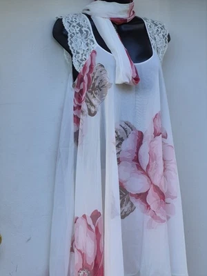 Conjunto de bufanda lencería romántica de encaje transparente floral para mujer La Perla Gruppo Foto 1 de 4