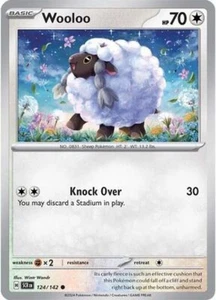 Wooloo Stellar Crown Pokémon TCG 124/142 Regular Common ࿊ - Picture 1 of 1