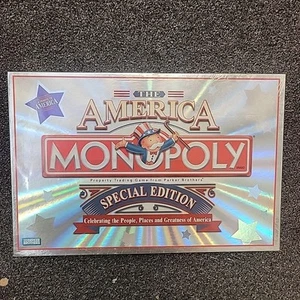 2002 PARKER BROS. THE AMERICA MONOPOLY GAME SPECIAL EDITION - NEW SEALED - Picture 1 of 3
