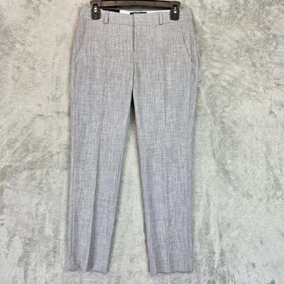 Banana Republic Pants Womens 0 Petite Light Gray Ryan Trouser Slim Mid Rise - Image 1 of 4