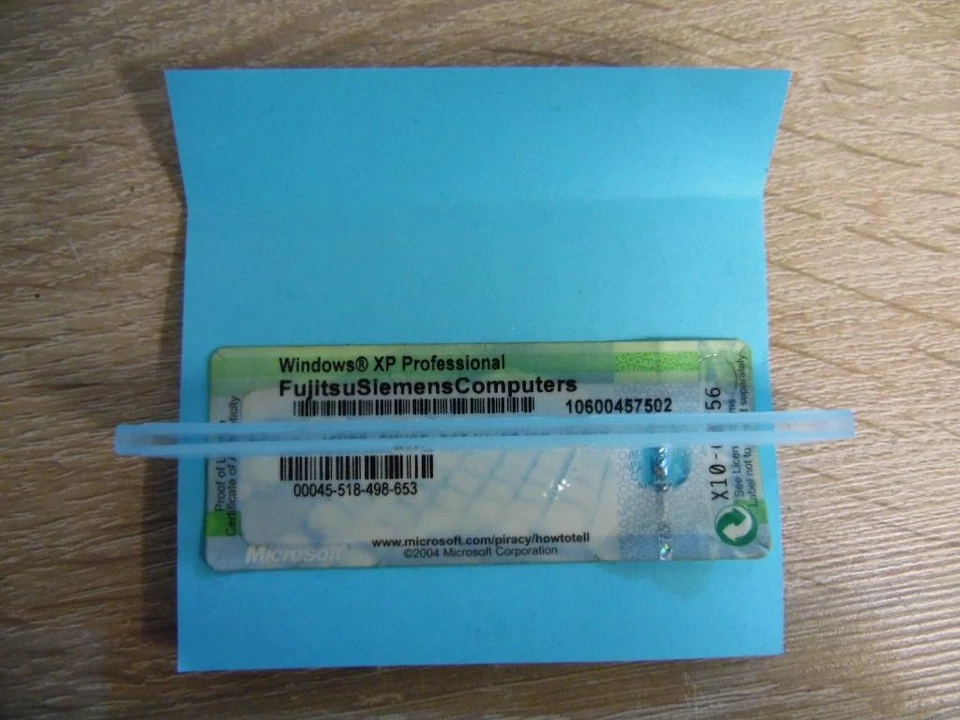 Win XP Professional OEM Product Key 1-2CPU - Bild 1 von 1