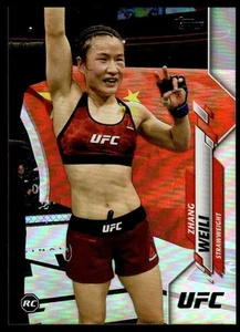2020 Topps UFC Rainbow Foil Zhang Weili RC #87 - Picture 1 of 2
