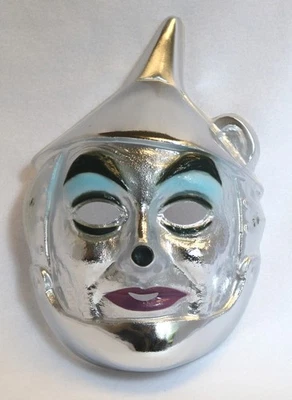 RUBIE'S COSTUME CO Vintage Tin Man Wizard of Oz Halloween Mask Collectible Costume