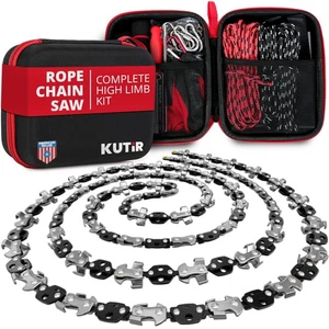 55 Inch High Limb Rope Saw – 360 Rope Chain Saw for Manual Tree Limb Cutting ... - Picture 1 of 9