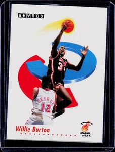 Basketball 1991-92 SkyBox #144 Willie Burton Miami Heat - Picture 1 of 2